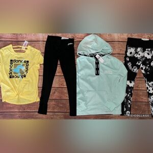 NWT Justice active/winter outfits size 7